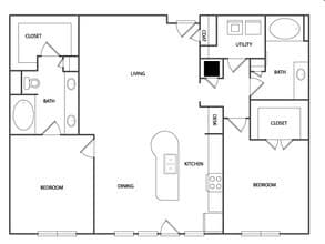 B2 2432 floor plan