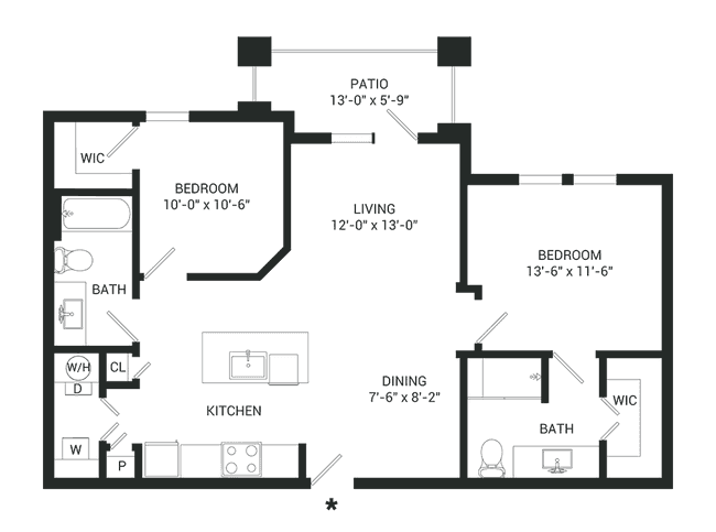 Viridian floor plan