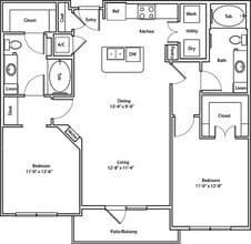 B2 365 floor plan