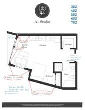 A1 702 floor plan