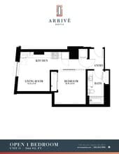 Studio 1916 floor plan