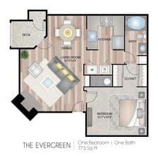 The Evergreen 01-03107 floor plan