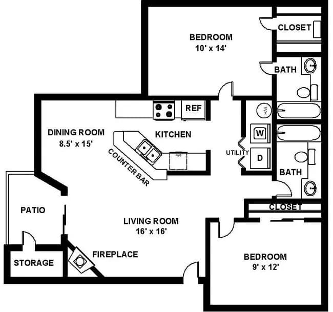 The Danbury L1024 floor plan