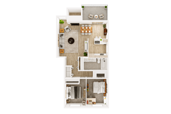2x1 Falcon Renovated A-11 floor plan