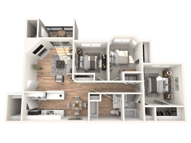 3x2 B102 floor plan