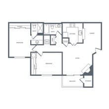 BB2 Classic A-208 floor plan