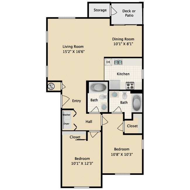 Bella C C205 floor plan