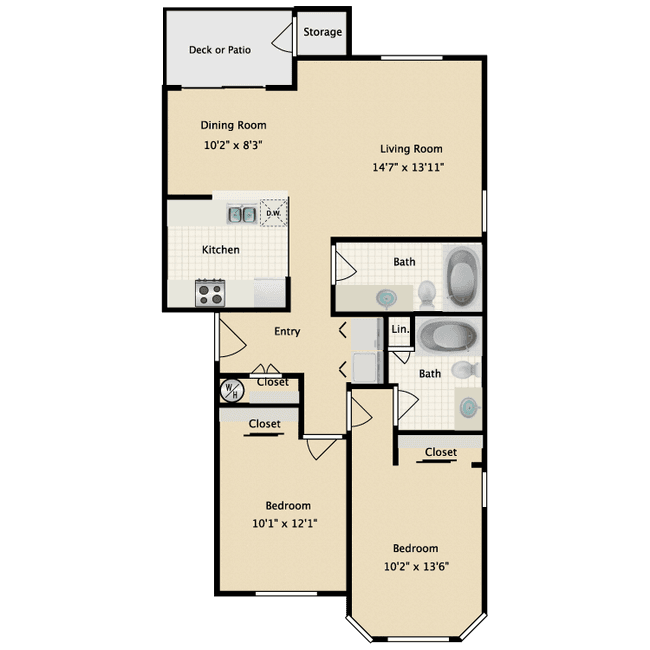 Con Amore A J305 floor plan