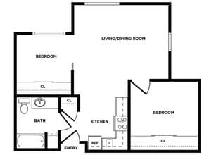 B4 2-125 floor plan