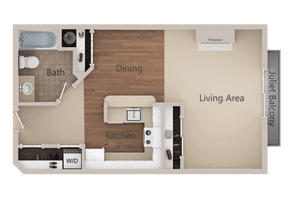 Studio-Metropolitan A112 floor plan