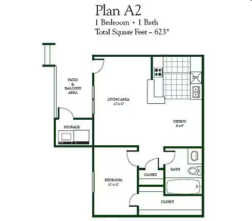 Unit 112 112 floor plan