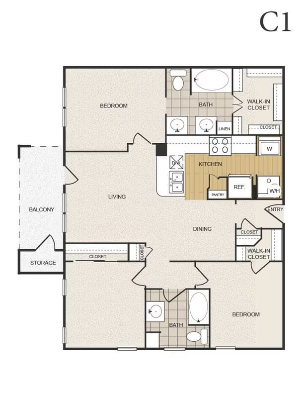 Unit 23-23300 05-5100 floor plan