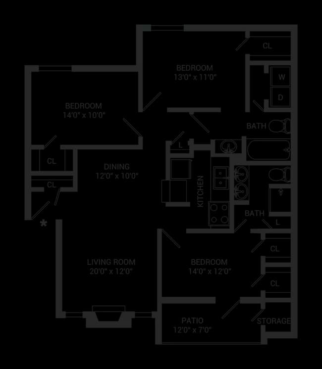 Unit 231 135 floor plan