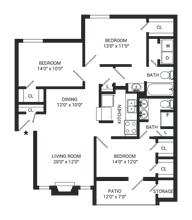 Carter 179 floor plan