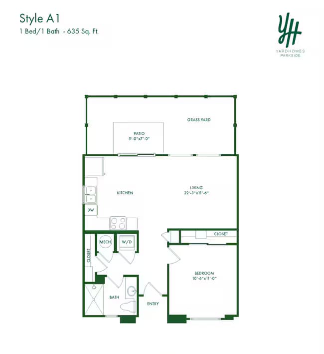 A1 631 floor plan