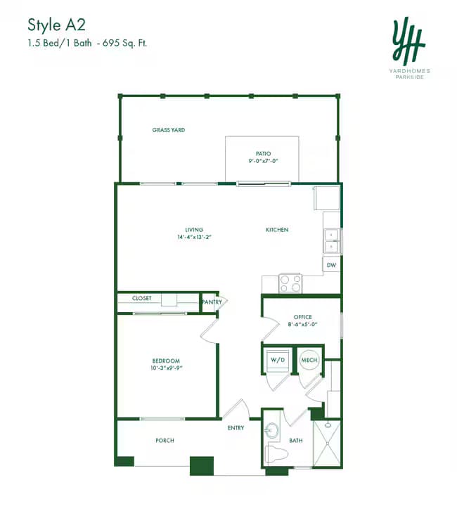 A2 + Flex 211 floor plan