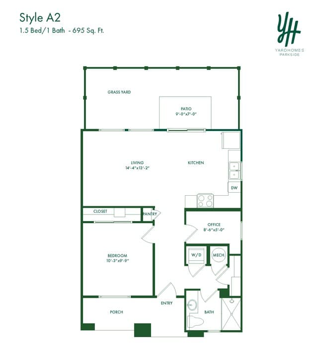 A2 + Flex 303 floor plan