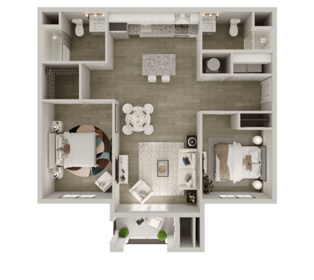 Unit 9306 6103 floor plan
