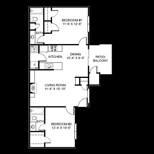 Unit 313 711 floor plan