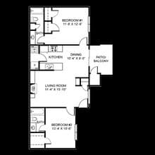 B1 107 floor plan
