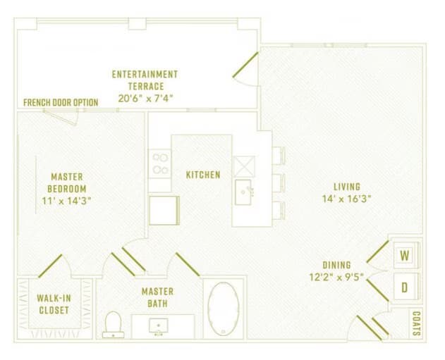 Unit 6412 6412 floor plan