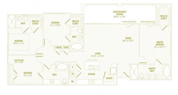 Unit 5205 5101 floor plan