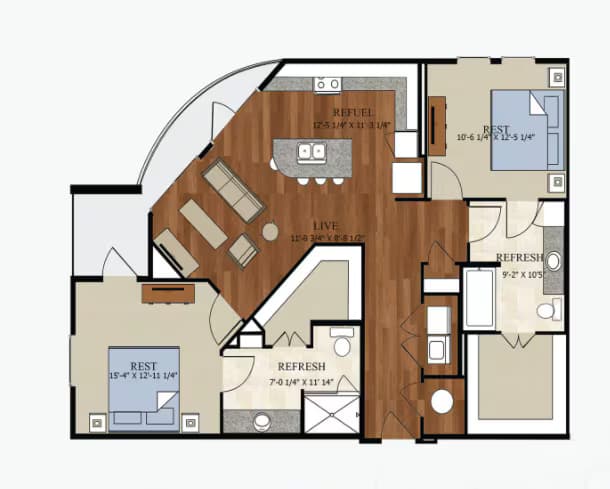 Unit 4223 4223 floor plan