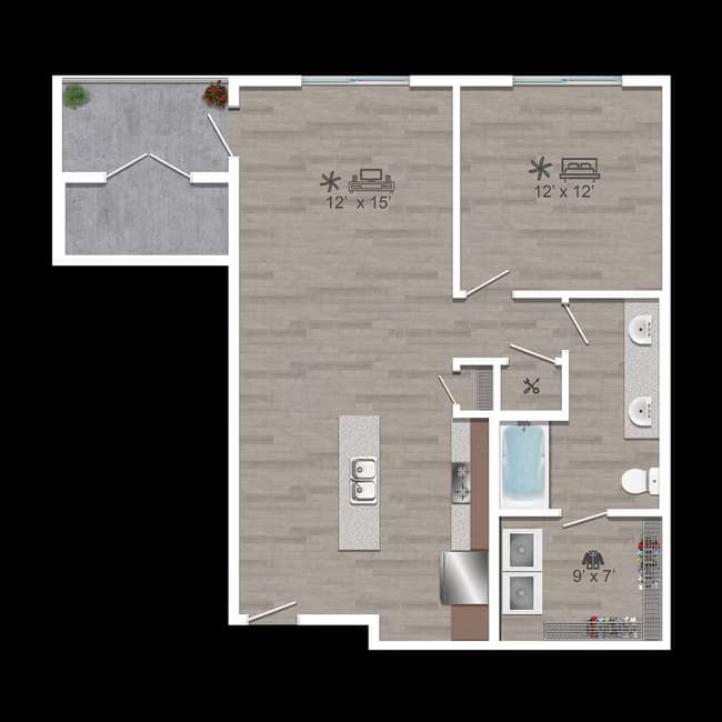 Unit 5119 5119 floor plan