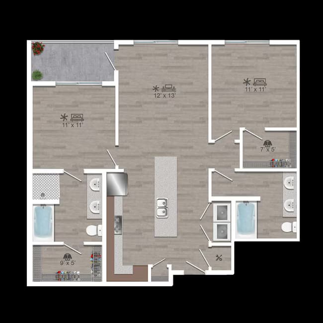 Unit 3109 3109 floor plan