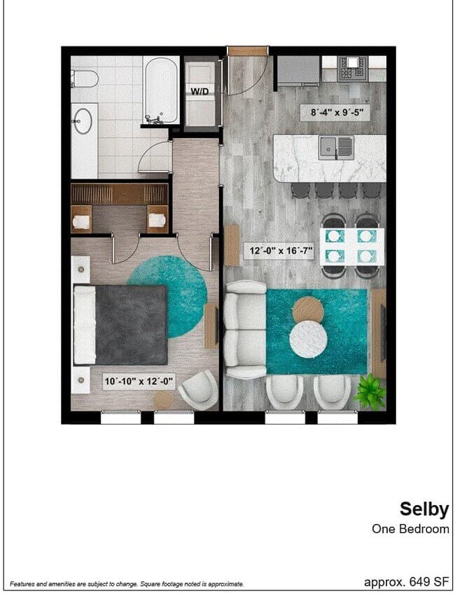 Unit 1L-114 1L-305 floor plan