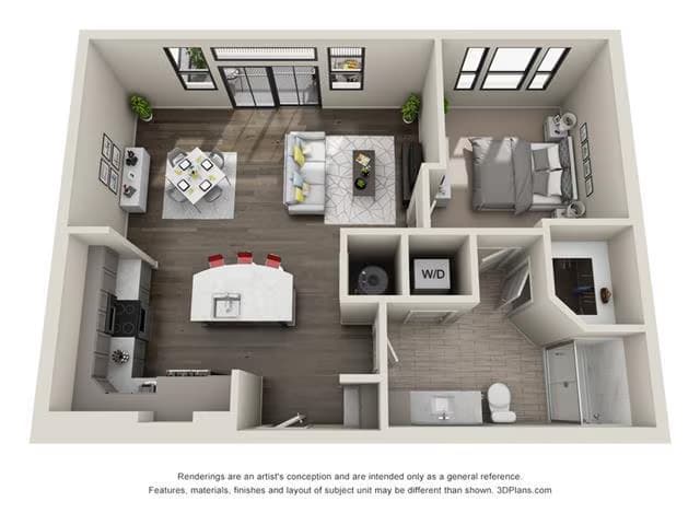 Unit 2-437 2-437 floor plan