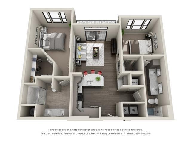 Unit 2-326 2-326 floor plan