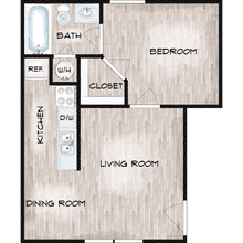 A1 F204 floor plan