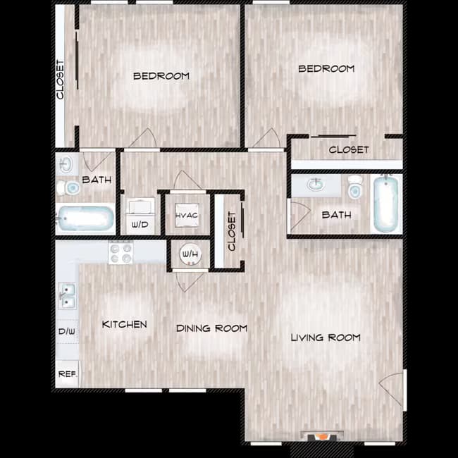 B2 A206 floor plan