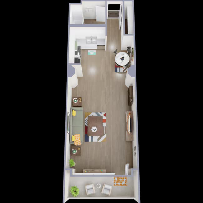 Unit 307 604 floor plan