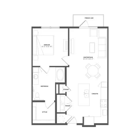Unit 1-1122 2-2152 floor plan