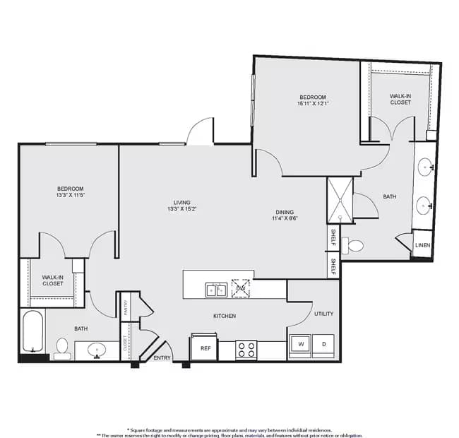 Unit 1439 1439 floor plan