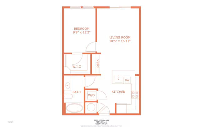 Unit 302 302 floor plan