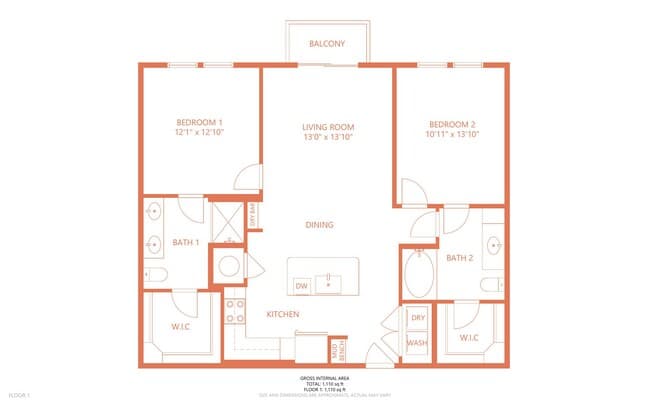 Unit 205 205 floor plan