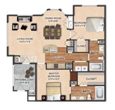 B2 827 floor plan