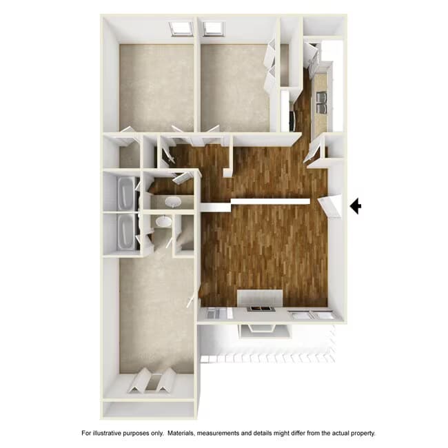 Bonaventure-C1 205A floor plan