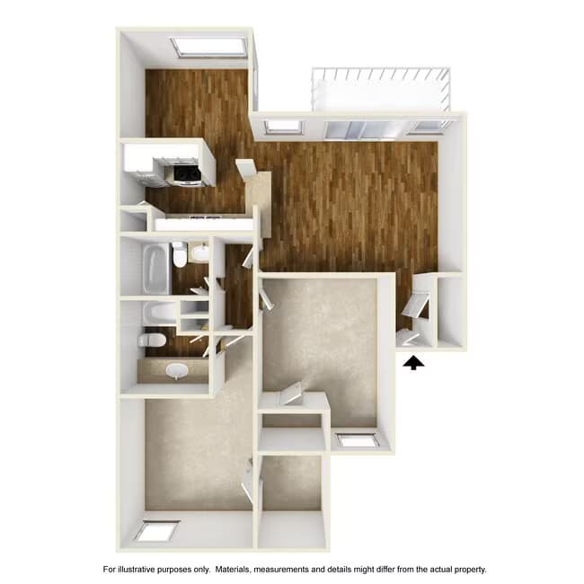 Unit 218E 218E floor plan
