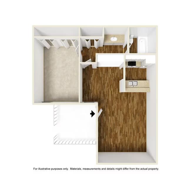 Unit 232A 232A floor plan
