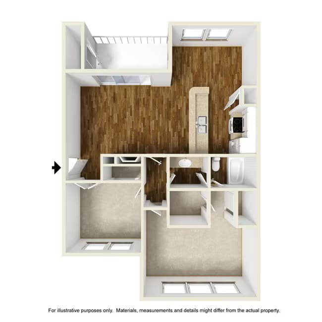 Unit 126W 243W floor plan