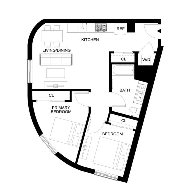 B01 The Rise-208 floor plan