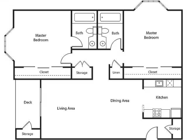 2F w/ Balcony Renovation 3 1-317 floor plan