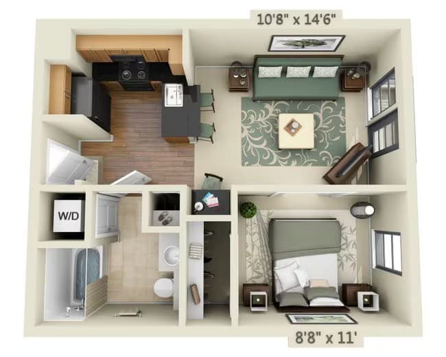 Rossi A1A 401 floor plan