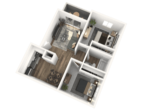 Residence 3 107-05 floor plan