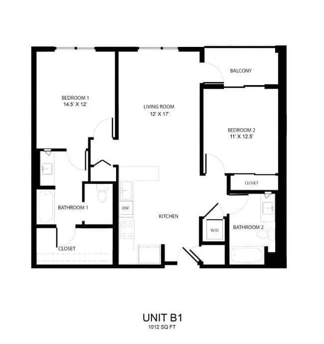 B1 105 floor plan