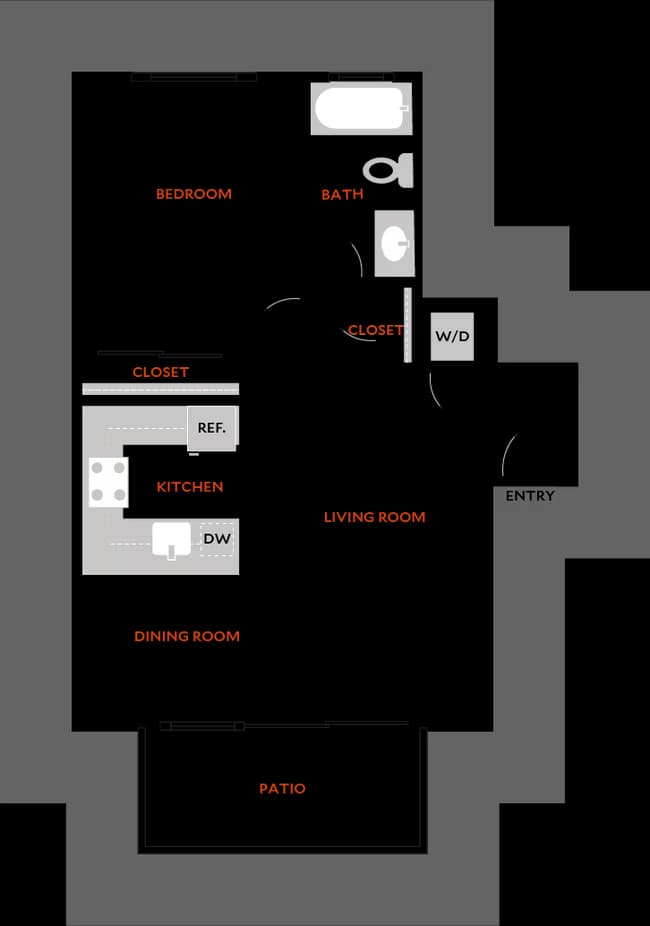 Plan 1C 103 floor plan